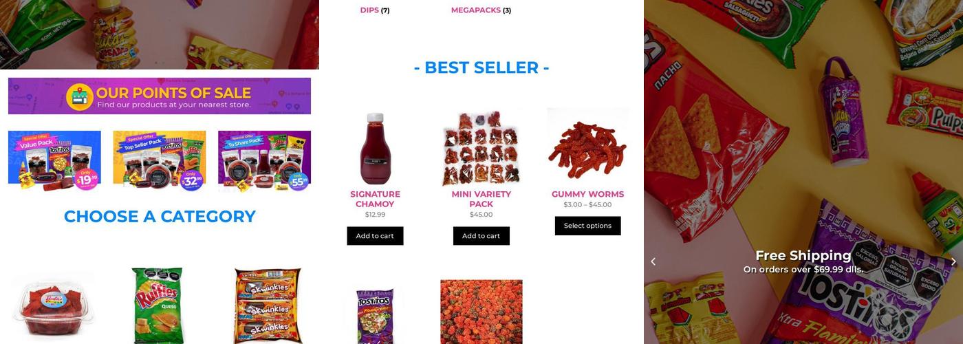 Barbie's Snacks Menu