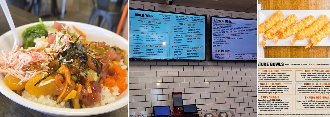 Okii Poke - Pearland Menu