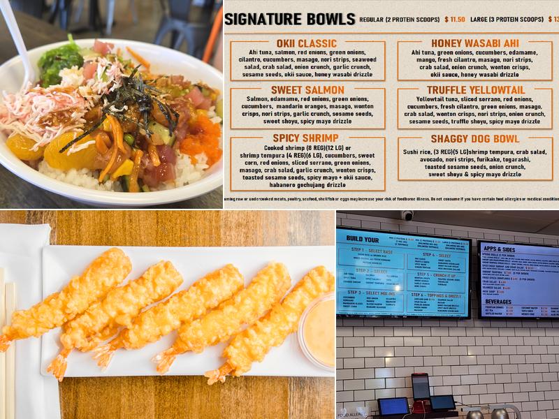 Okii Poke - Pearland Menu