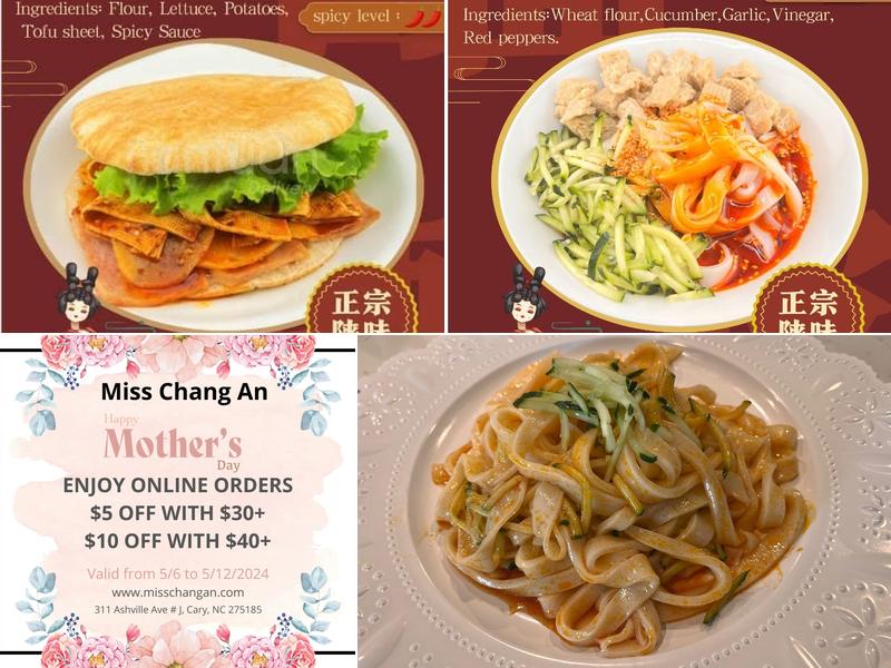Miss Chang An Menu