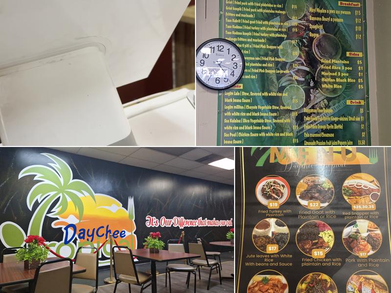Daychee tropical restaurant Menu