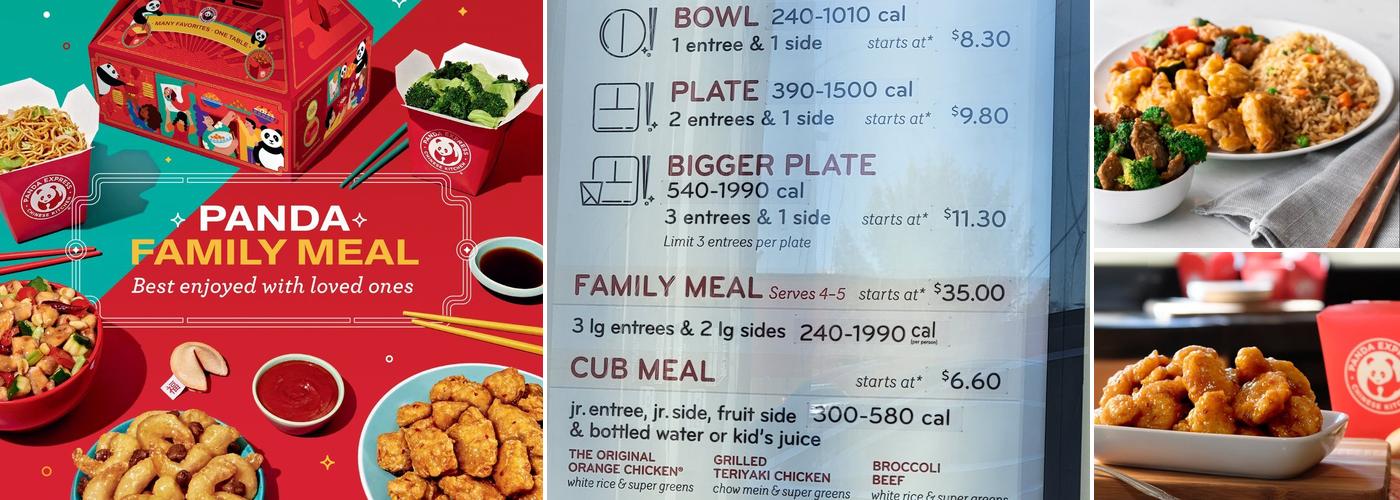Panda Express Menu