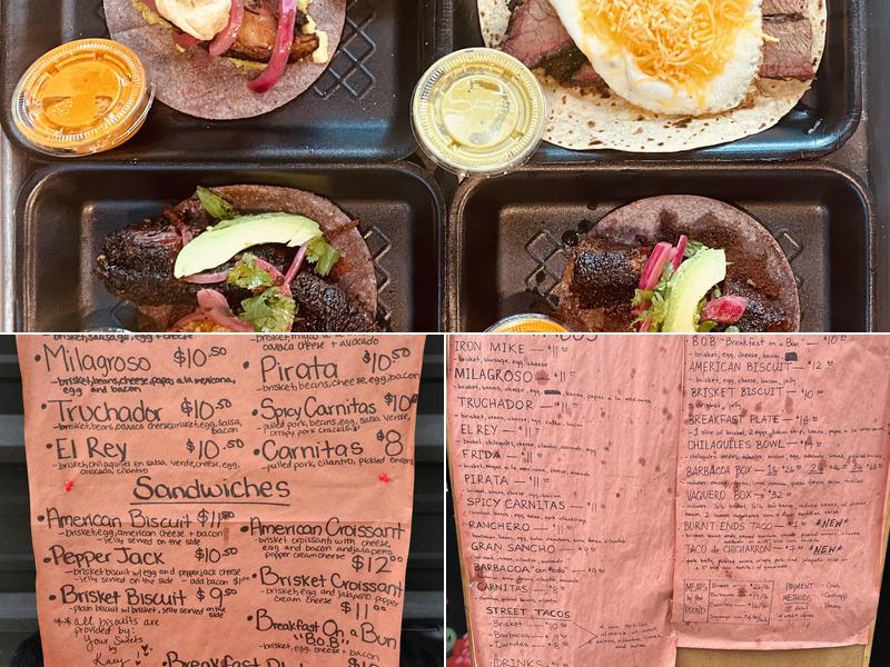El Sancho Tex Mex BBQ Menu