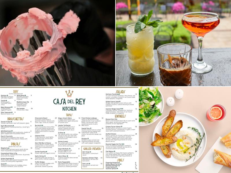 Casa Del Rey Kitchen Menu