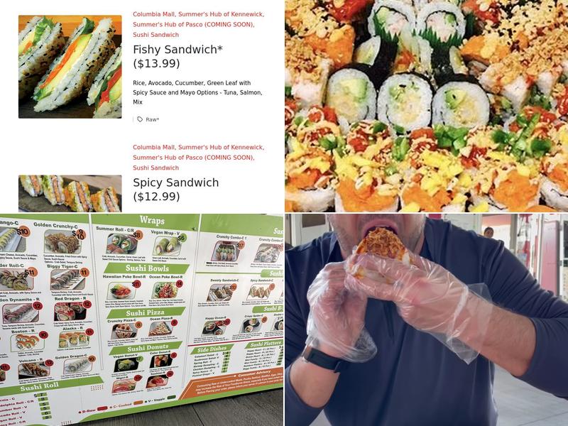 Golden Roll Sushi Menu