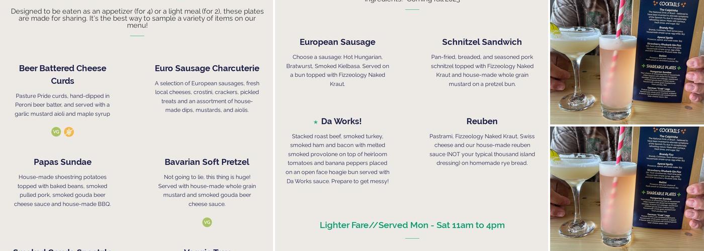 Blue Collar Bar & Grill Menu