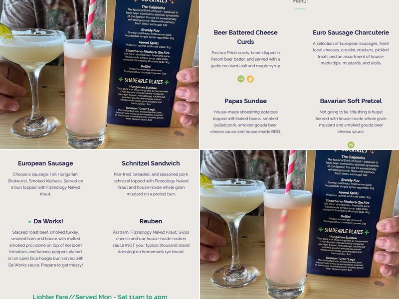 Blue Collar Bar & Grill Menu