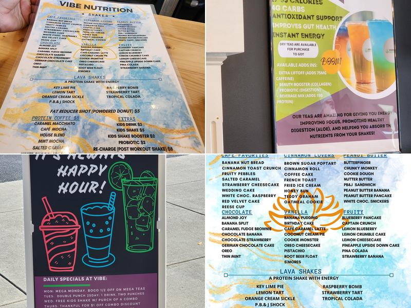 Blended Botanica Menu