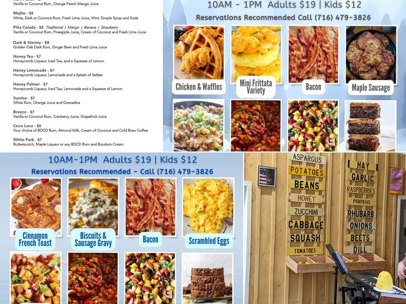 Barn Dog Distillery Menu