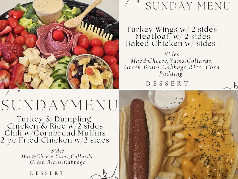 Just Say PLS Cafe Menu