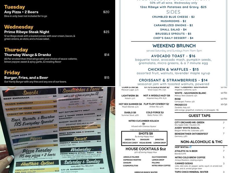 Gristworkz Menu