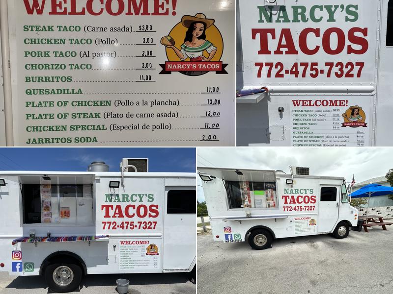Narcys tacos Menu