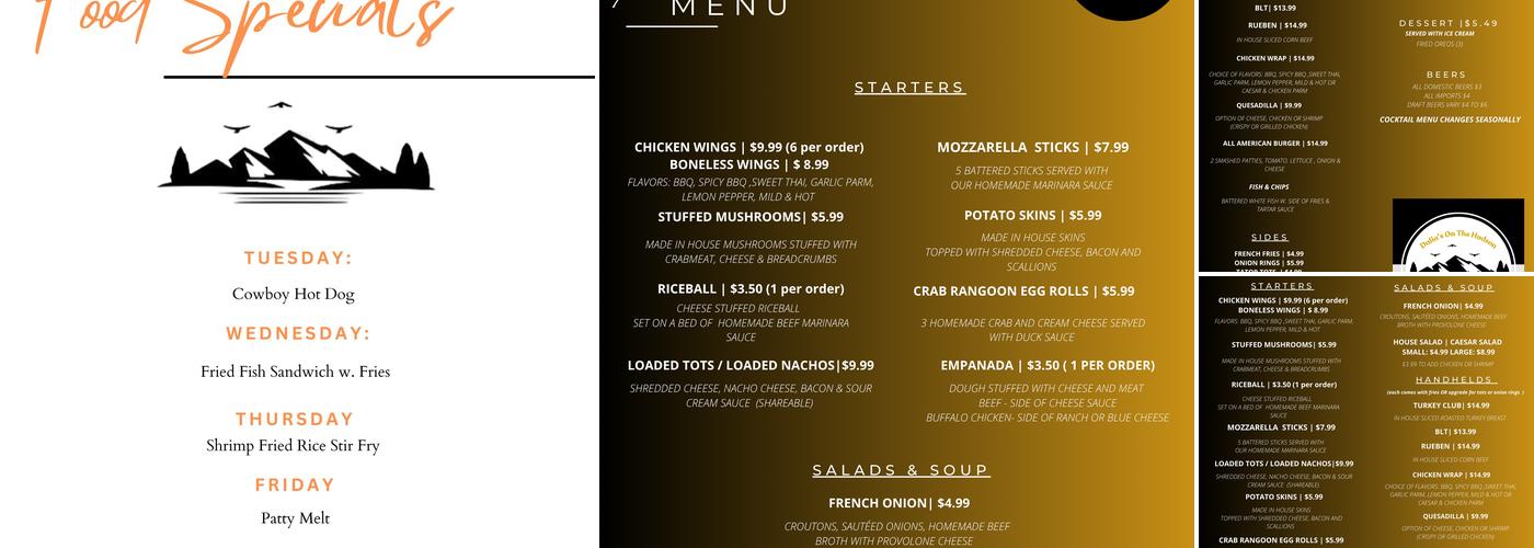 Dalias On The Hudson Menu