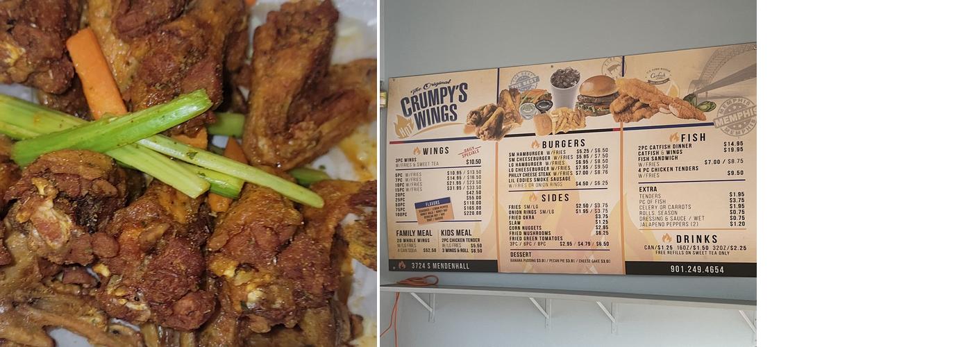 CRUMPY'S Menu
