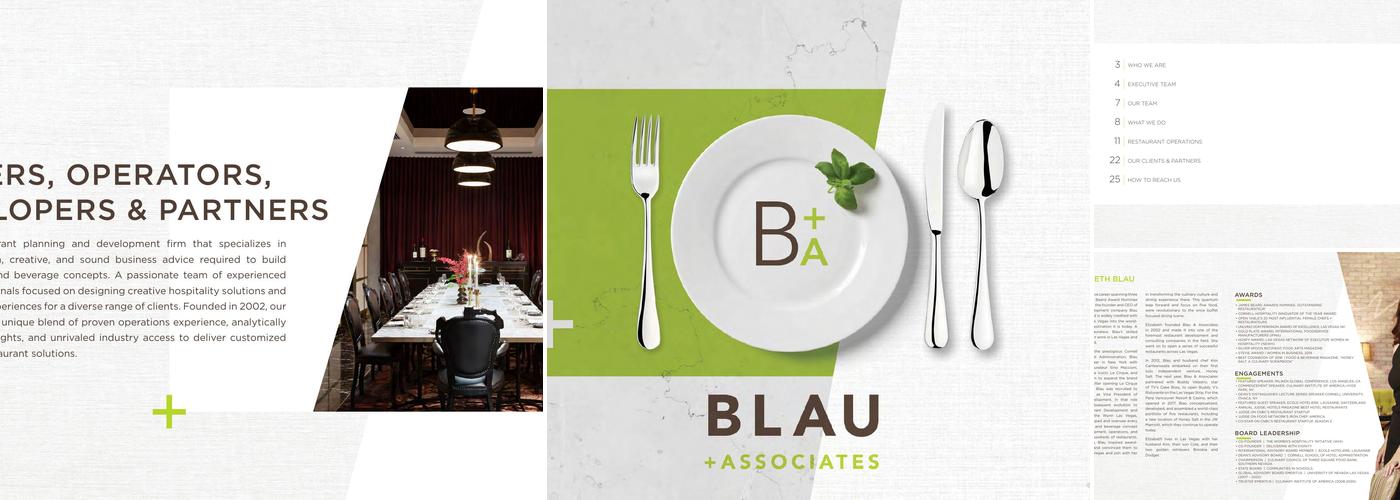 Blau Associates Menu
