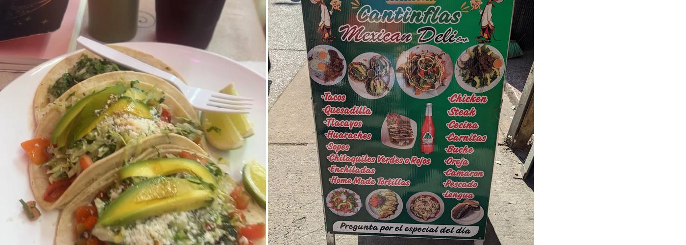 Cantinflas Mexican deli Menu