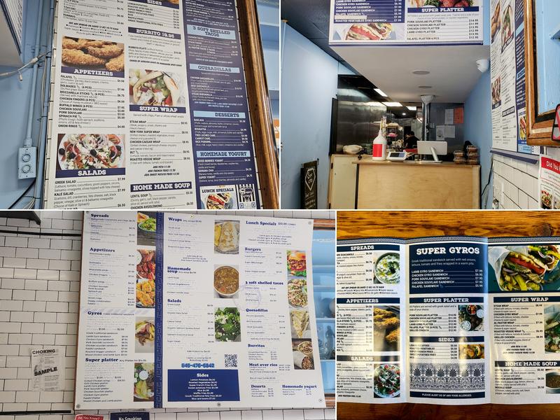 Super Gyro Menu