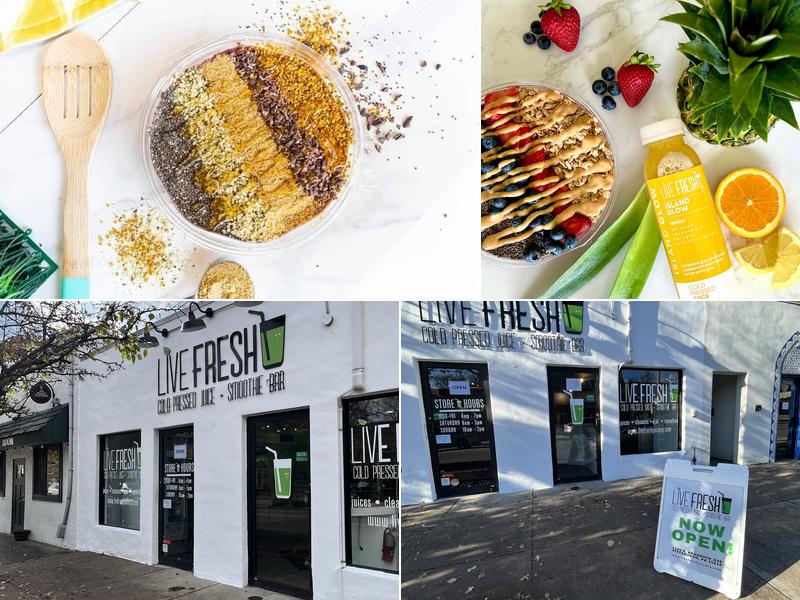 Live Fresh Cold Pressed Juice + Smoothie Bar