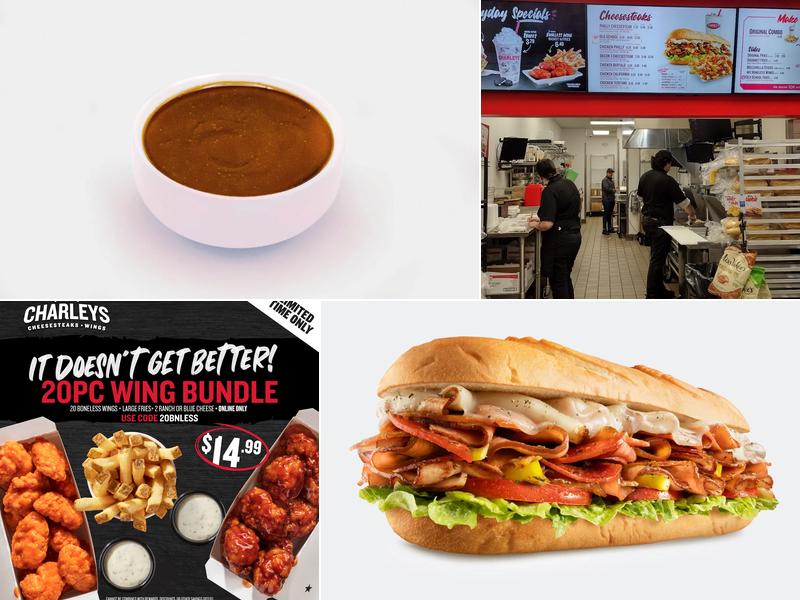 Charleys Cheesesteaks and Wings Menu