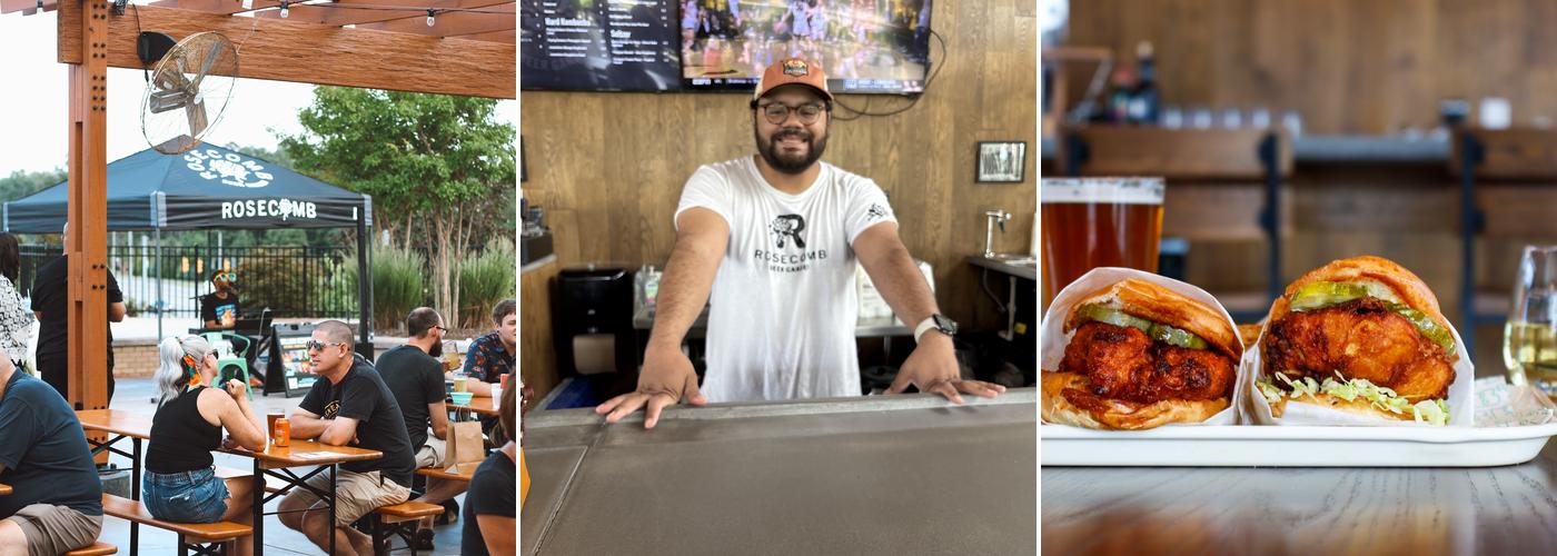 Rosecomb Beer Garden Menu