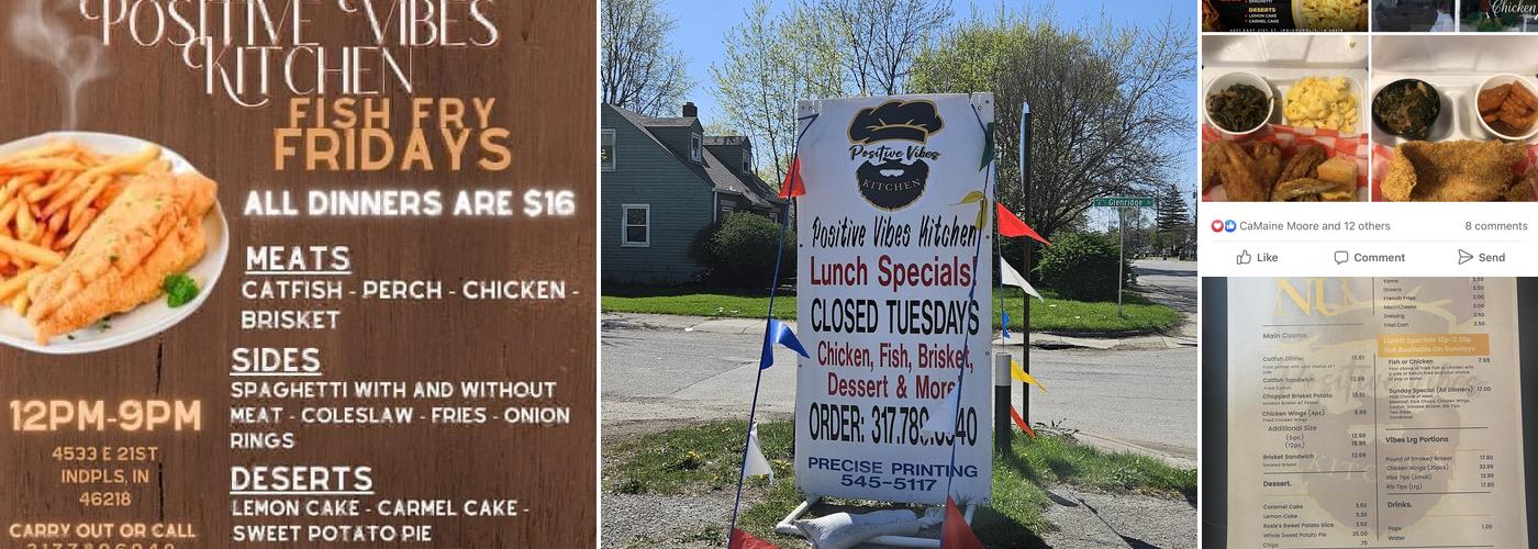Positive vibes kitchen Menu