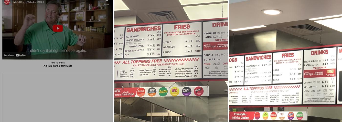 Five Guys Menu
