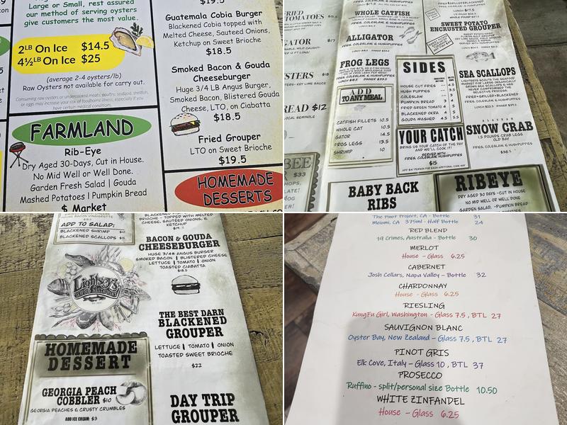 Lightseys Jensen Beach Menu