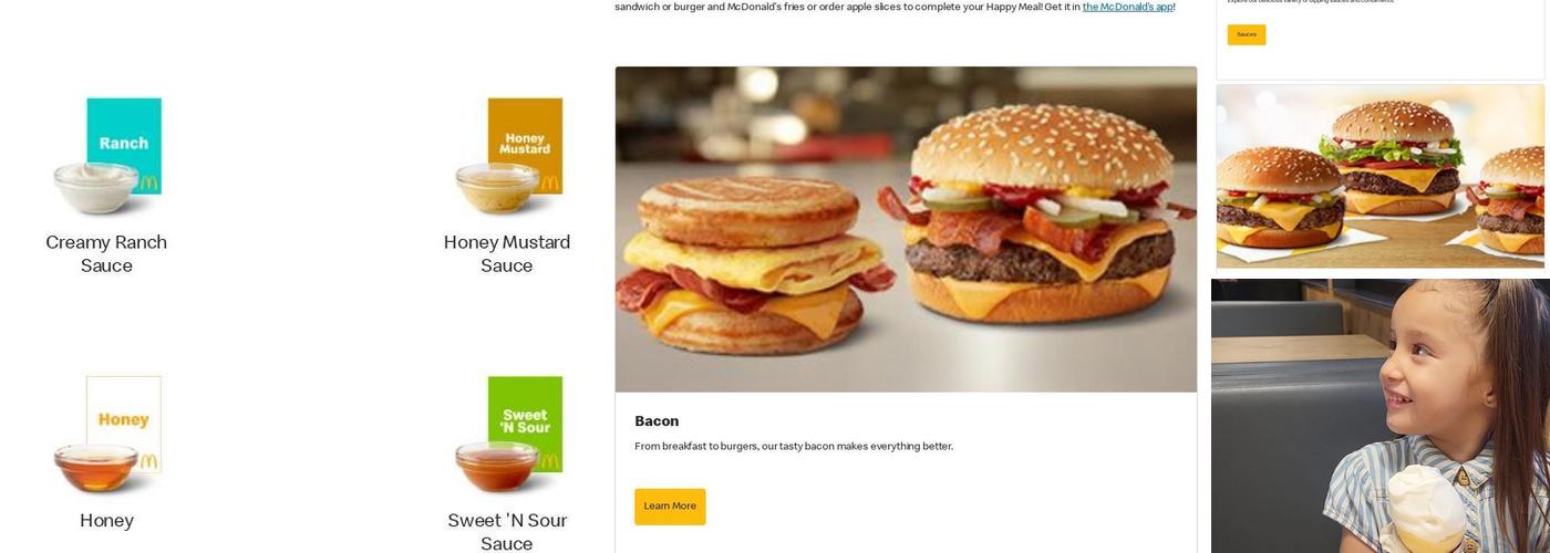McDonald’s Menu