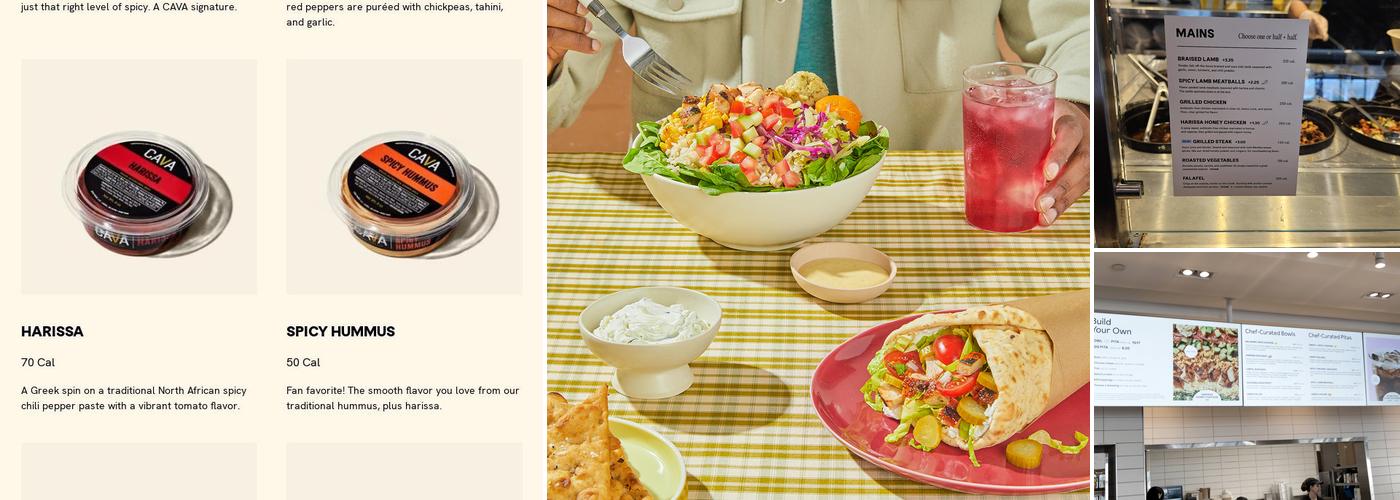 CAVA Menu
