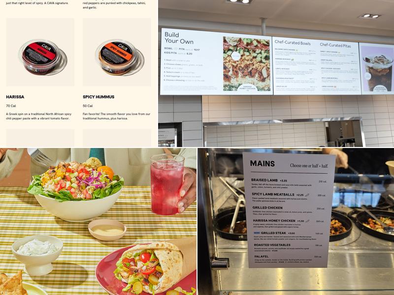 CAVA Menu