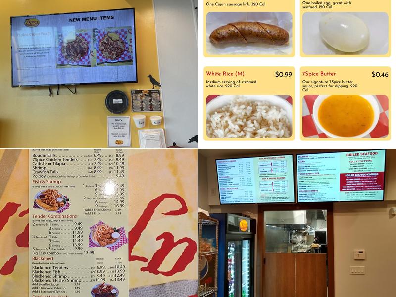 7Spice Menu
