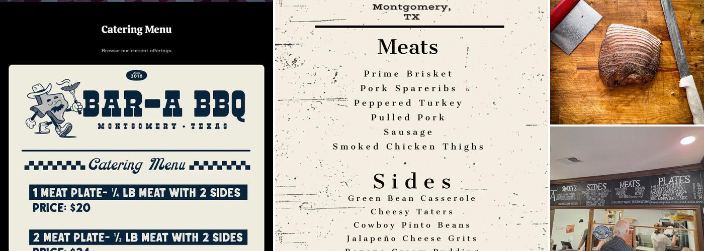 Bar-A-BBQ Menu