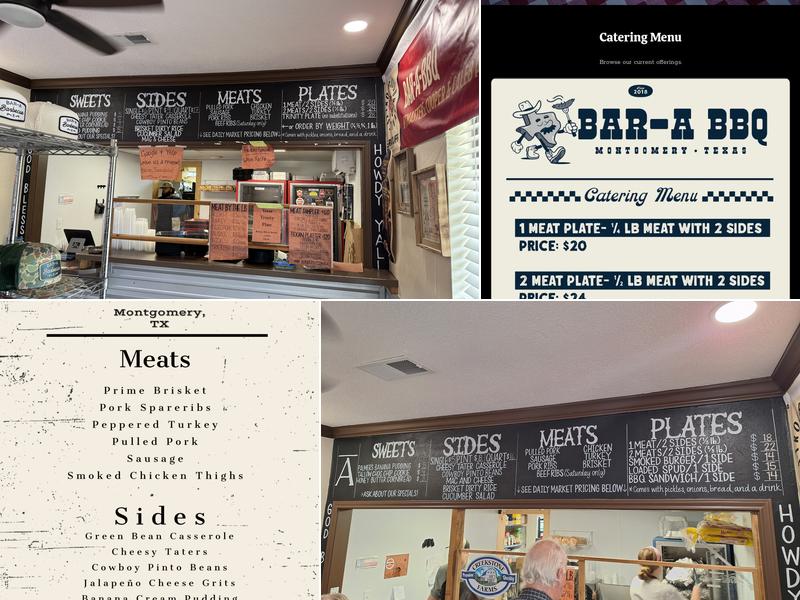 Bar-A-BBQ Menu