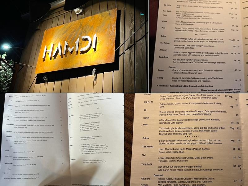 Hamdi Menu