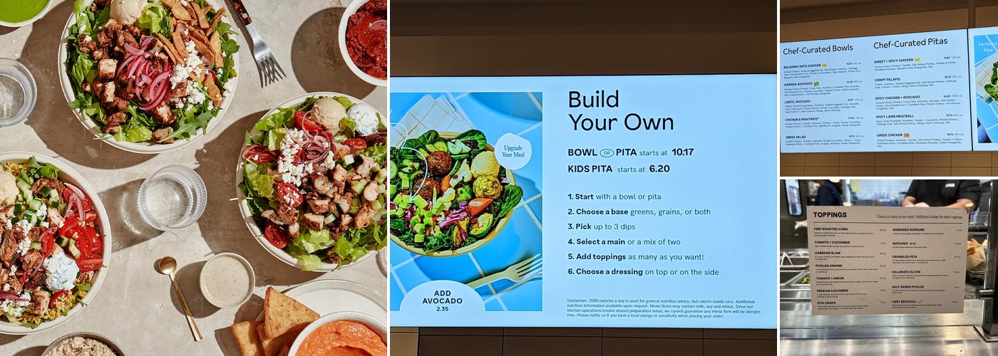 CAVA Menu