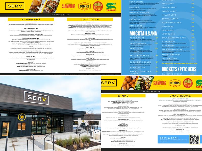 SERV Menu