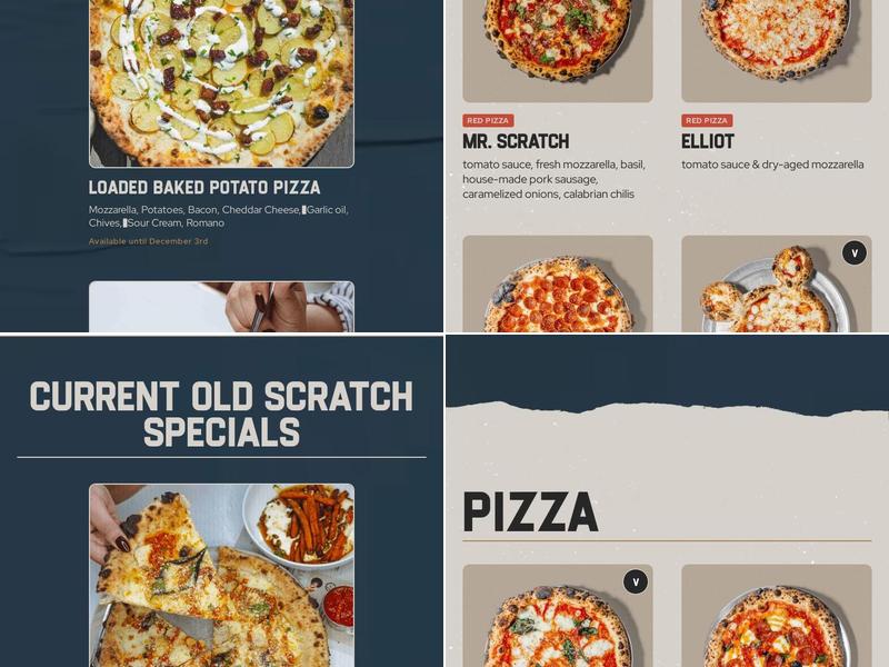 Old Scratch Pizza & Beer Menu