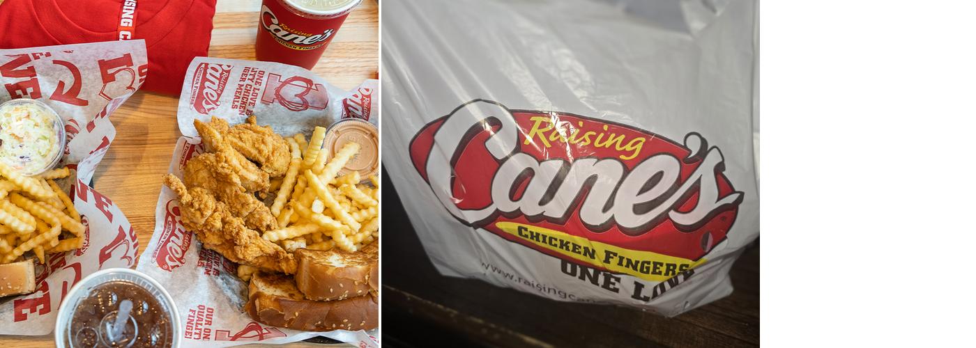 Raising Cane's Chicken Fingers Menu