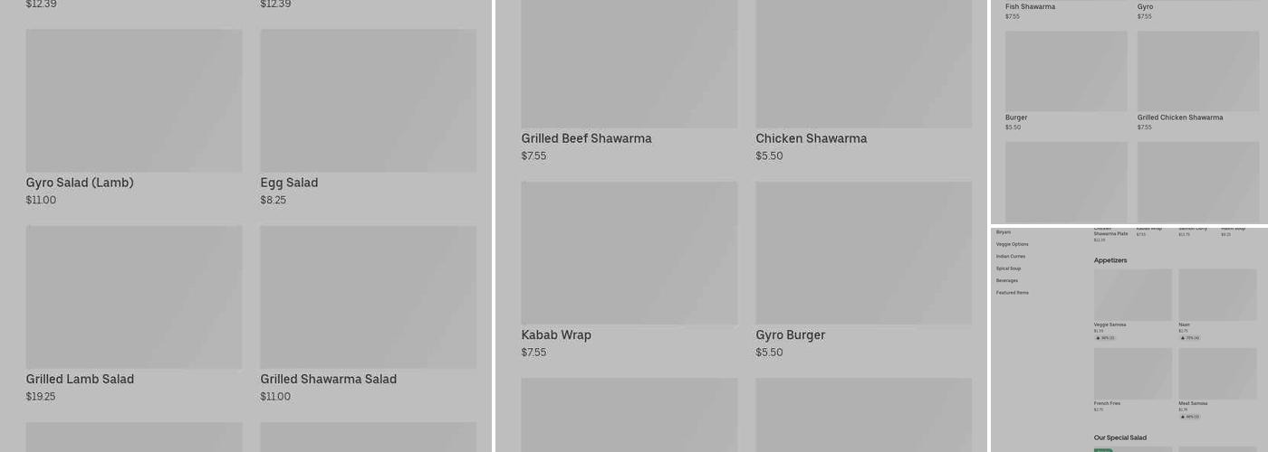 Doner King Menu