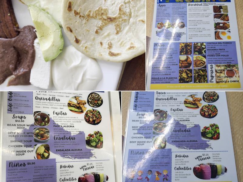 Pupuseria La Mamacita Menu