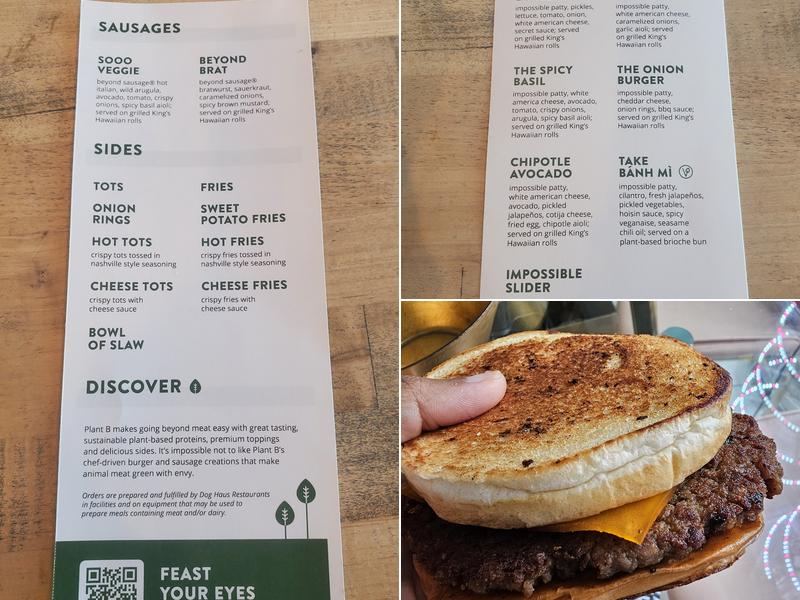 The Impossible Shop Menu