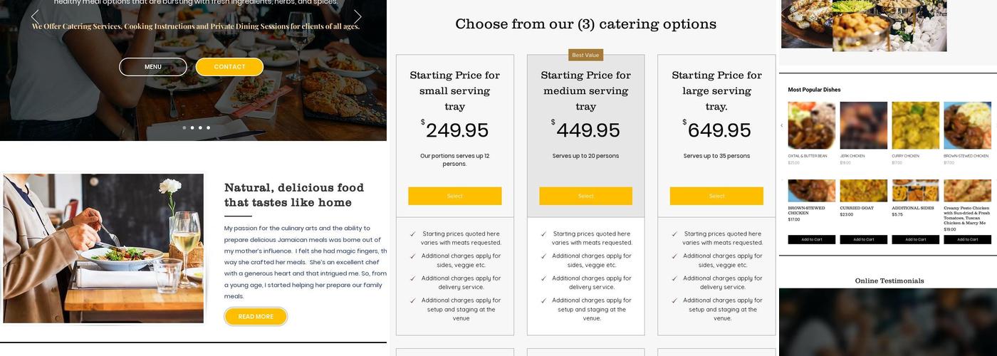 All Things Michelle Menu