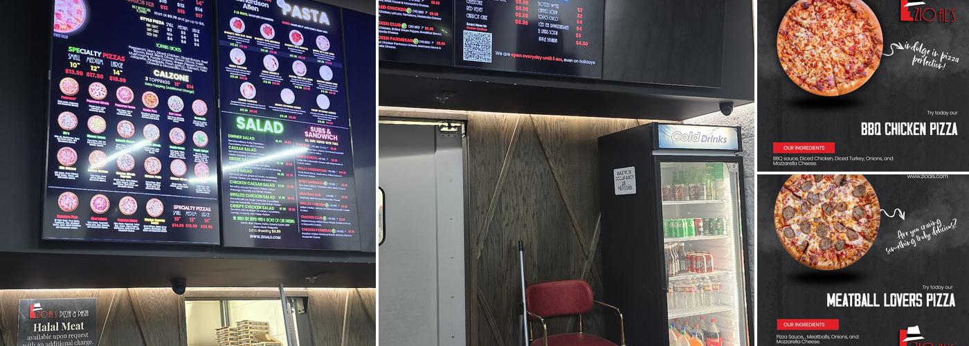 Zio Al’s pizza & pasta McKinney Menu