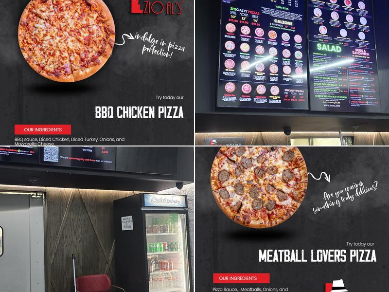 Zio Al’s pizza & pasta McKinney Menu