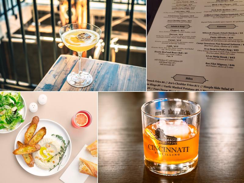 Cincinnati Distilling Menu