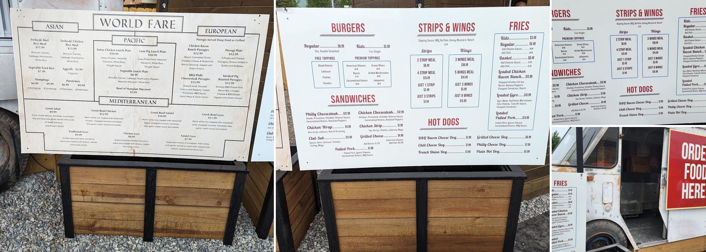 Kitchen Tribes Menu