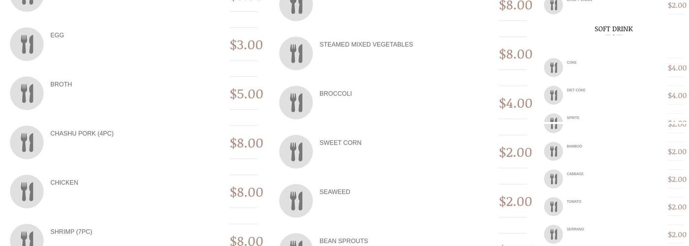 Luv'n Eat Ramen Menu