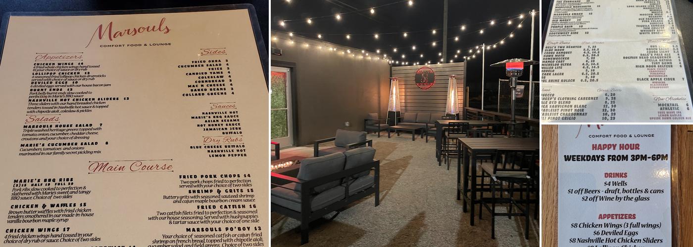 Marsouls Menu