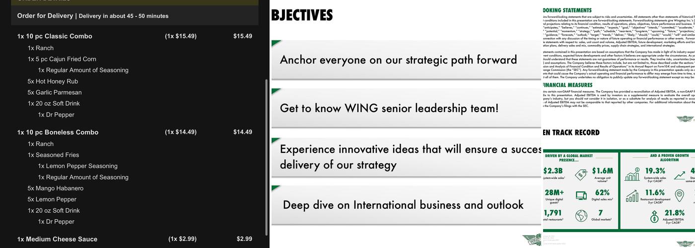 Wingstop Menu
