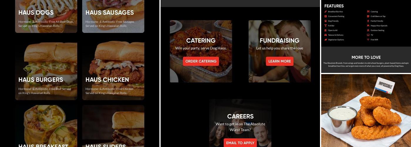 Dog Haus Biergarten Pasco Menu